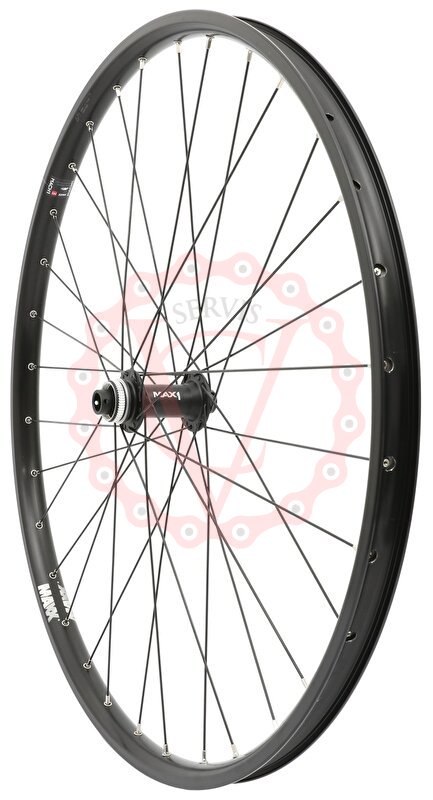 Zapletené kolo 28/29" MAX1 Disc Center lock přední 110/15 boost černé Zapletené kolo 28/29" MAX1 Disc Center lock přední 110/15 boost černé