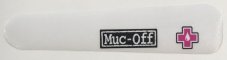 Samolepka MUC-OFF pod řetěz velká XL čirá (280×65–45 mm)