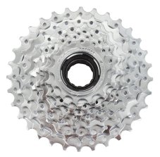 8-kolo SUNRACE 13-32 zubů, chrom, index, pro E-bike, v krabičce