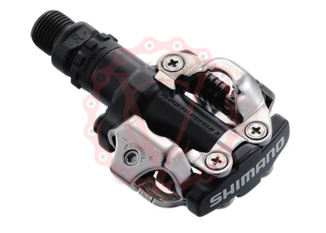 Pedály SHIMANO SPD PD-M520L černé s kufry SM-SH51 v krabičce Pedály SHIMANO SPD PD-M520L černé s kufry SM-SH51 v krabičce