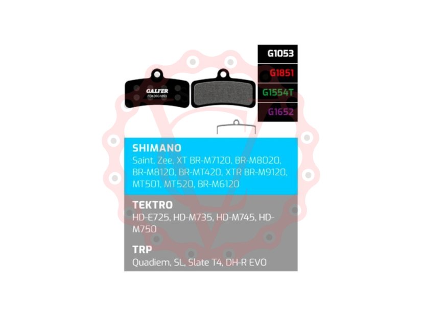 Galfer FD426 Standard G1053 brzdové destičky pro Shimano/Tektro/TRP