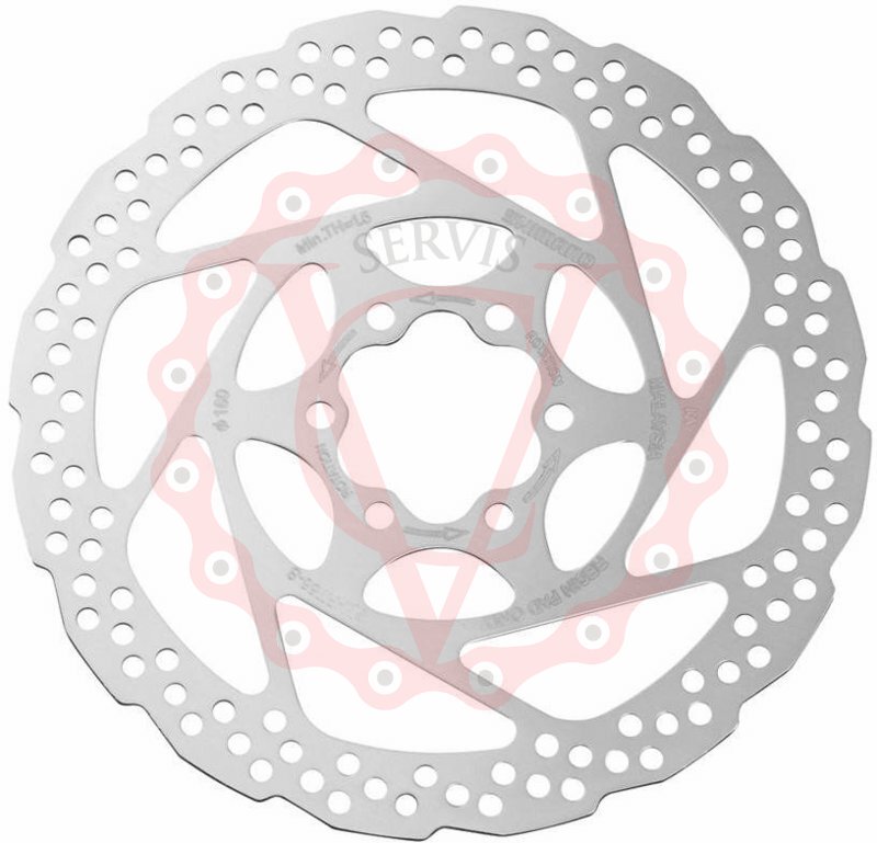 Brzdový kotouč SHIMANO Deore SM-RT56M 180mm 6 děr, v krabičce