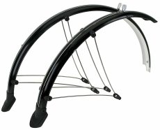 Blatníky set OLYMPIK 28"/29" MTB/Trek, 46 mm, černé