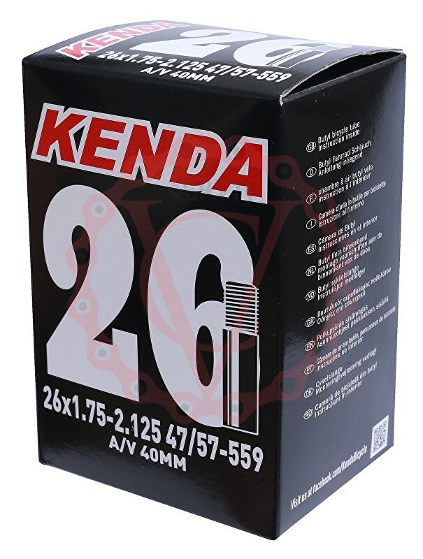 Duše KENDA 26x1,75–2,125 (47/57-559) AV 40 mm