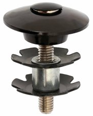 Ježek hlavového složení s víčkem MAX1 1 1/8" černý