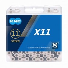 Řetěz KMC X-11.93 stř/černý v krabičce 114 čl.