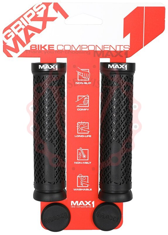 Gripy MAX1 Race Lock černé