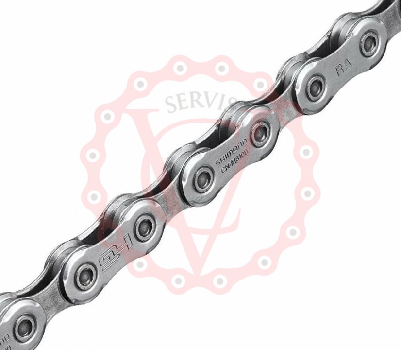 Řetěz SHIMANO CN-M8100 12 speed XT "SIL-TEC" 138 článků se spojkou Quick-link, v krabičce