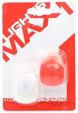 Blikačky MAX1 Frog sada 2 ks transp./červená