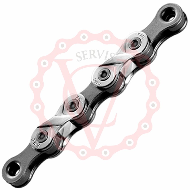 Řetěz KMC X-10.93 stř/černý v krabičce 114 čl.