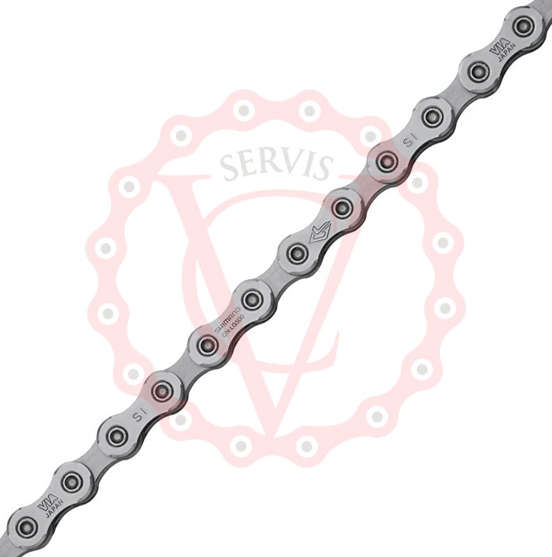 Řetěz SHIMANO CN-LG500 9/10/11 speed 122 článků (Linkglide) se spojkou Quick-link