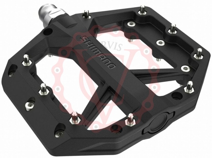 Pedály SHIMANO PD-GR400 Flat černé BMX, DH, slalom, v krabičce