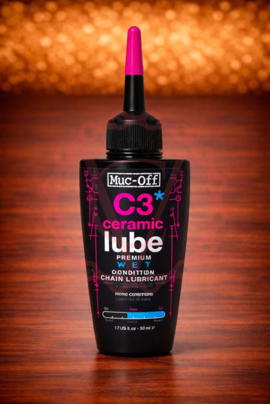 MUC-OFF C3 WET CERAMIC LUBE - Mazivo na řetěz s keramikou do mokrých podmínek
