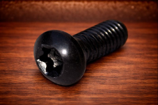 Šrouby kotouče M5 – balení 6 ks černé (balení PE)