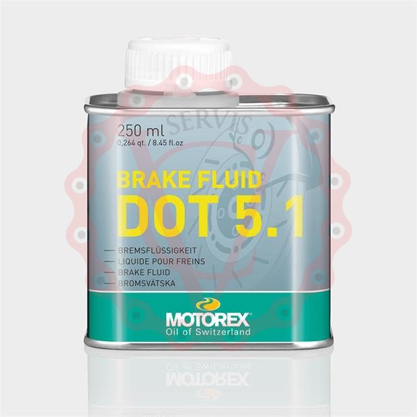 Motorex brzdový olej DOT 5.1, 250ml