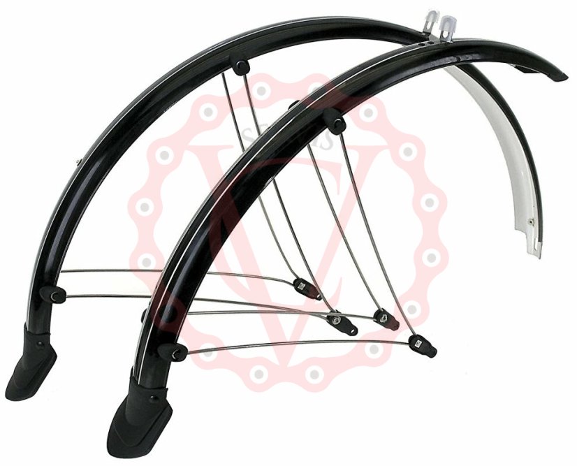 Blatníky set OLYMPIK 28"/29" MTB/Trek, 46 mm, černé Blatníky set OLYMPIK 28"/29" MTB/Trek, 46 mm, černé