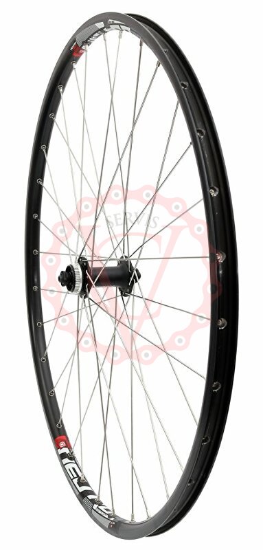 Zapletené kolo 28/29" SHIMANO Disc Center lock přední černé Zapletené kolo 28/29" SHIMANO Disc Center lock přední černé