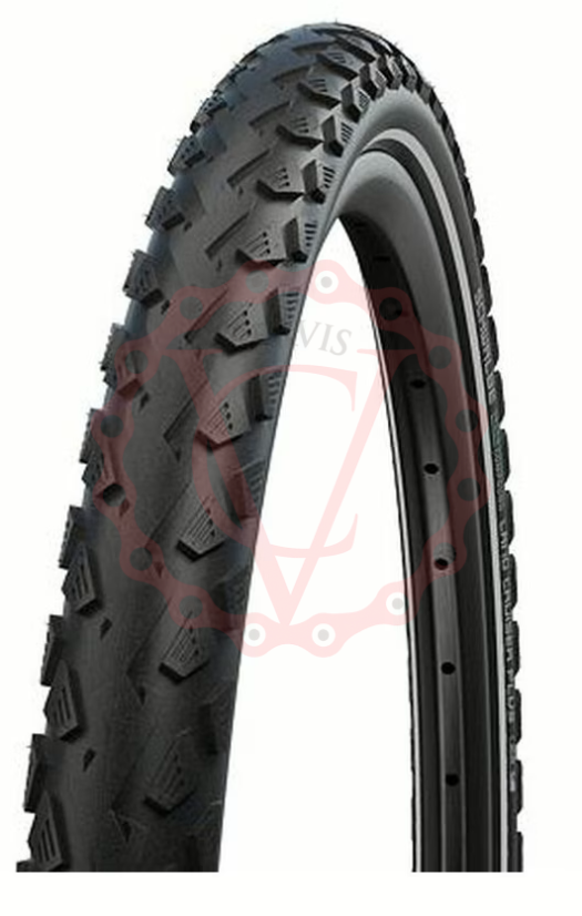 Plášť Schwalbe Land Cruiser Plus, Green Compound, reflexní pruh, drát 27,5