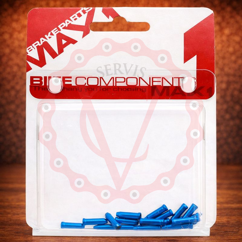 Koncovka lanka MAX1 Alu modrá balení 20ks