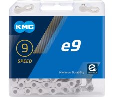 Řetěz KMC e9 E-bike stříbrný v krabičce 122 čl.