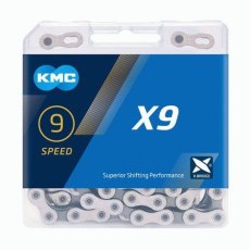 Řetěz KMC X-9.93 stř/šedý v krabičce 114 čl.