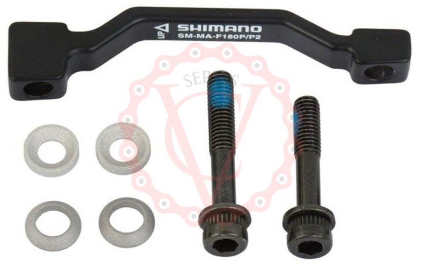 Adaptér kotoučové brzdy SHIMANO SM-MA-F180P/P2A, 180mm Adaptér kotoučové brzdy SHIMANO SM-MA-F180P/P2A, 180mm