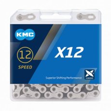 Řetěz KMC X-12 Ni černo/stříbrný v krabičce 126 čl