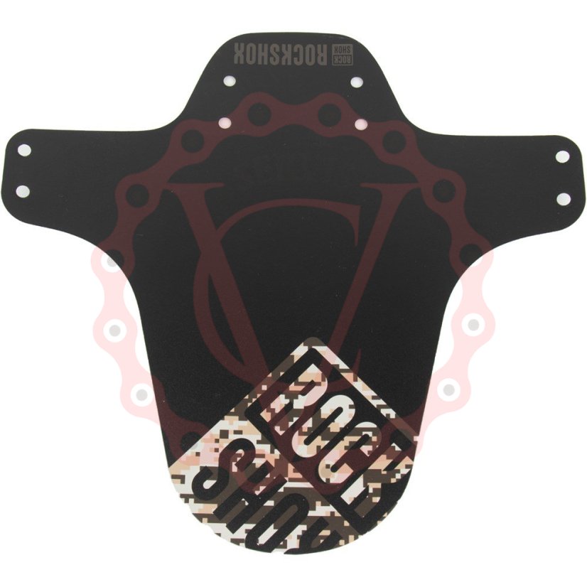 Blatník Rock Shox do odpružené vidlice - Barva: Digi Camo Brown