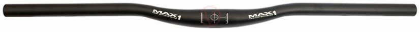 Řidítka MAX1 MTB Al 730/31,8 mm černá zvýšená