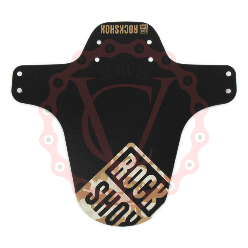 Blatník Rock Shox do odpružené vidlice - Barva: Tan Camouflage