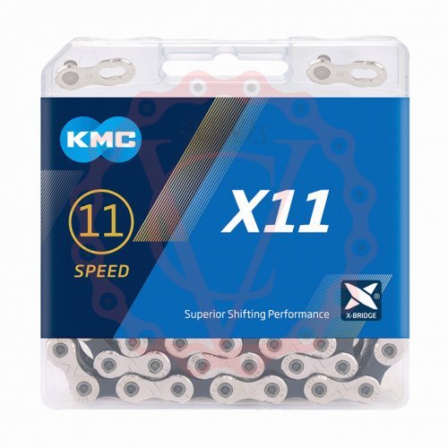 Řetěz KMC X-11.93 stř/černý v krabičce 114 čl.