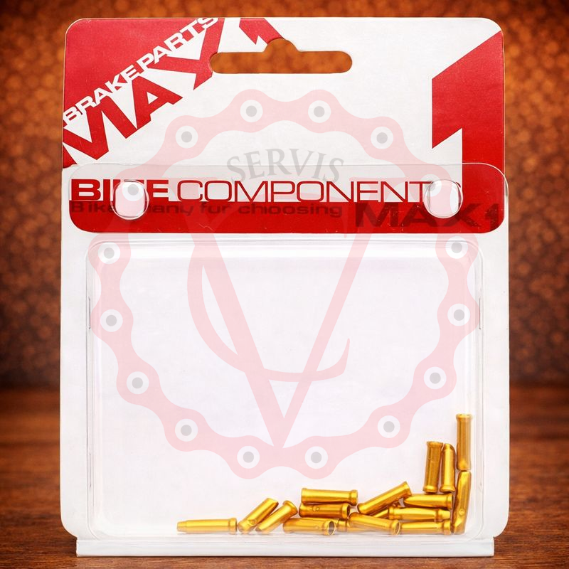 Koncovka lanka MAX1 Alu zlatá balení 20ks