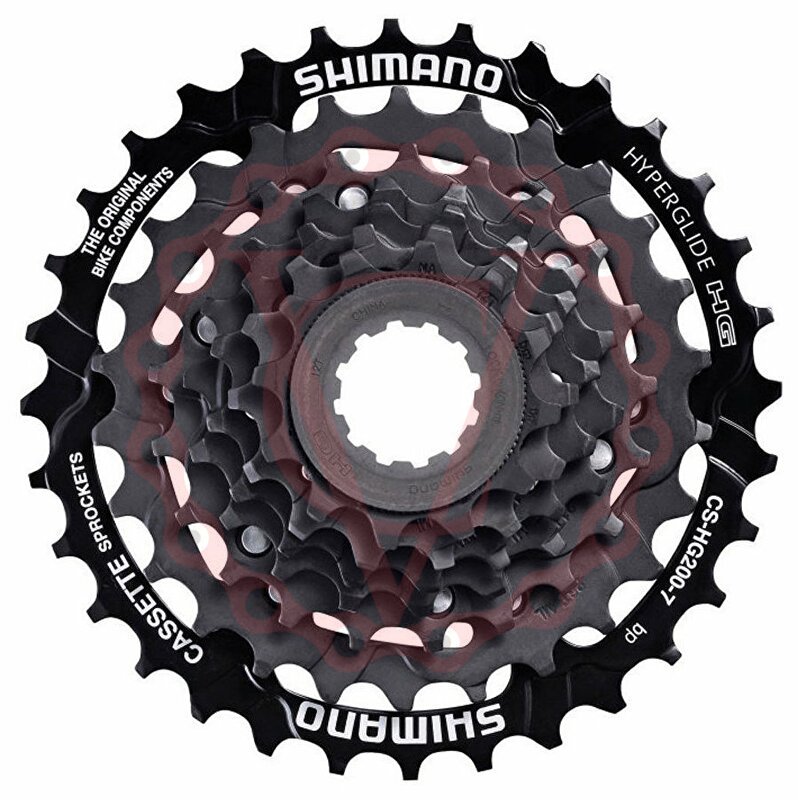 7-kazeta SHIMANO CS-HG200 12-32 zubů, v krabičce