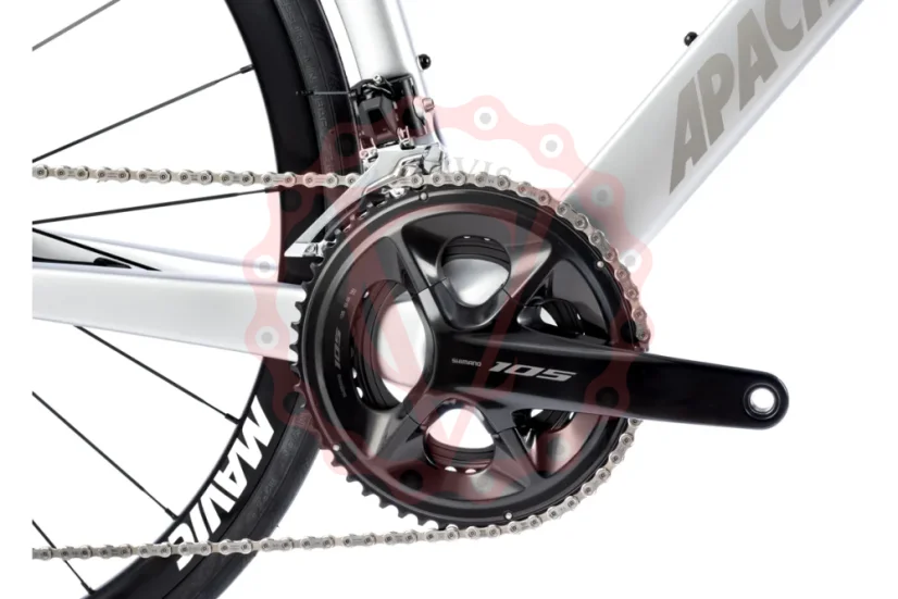 APACHE Gila RS3 stříbrná 28" kolo - Velikost: 56