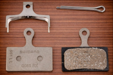 Brzdové destičky SHIMANO G05S-RX polymer, v krabičce