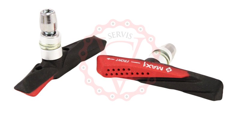 Brzdová botka závit MAX1 72 mm červená